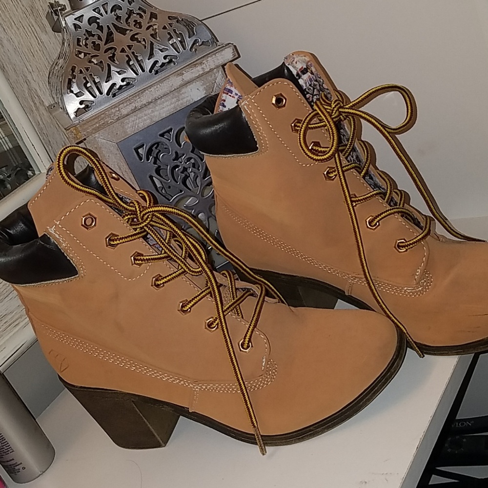 Classy Rock and Candy Combat Boots